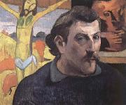 Paul Gauguin Self-Portrait with Yellow Christ oil on canvas